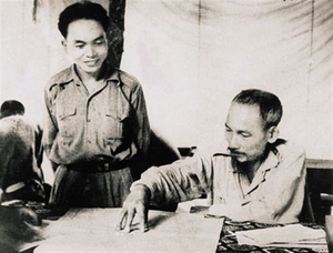 （C）  caobang,　若き日のボー・グエン・ザップ将軍とホー・チ・ミン主席