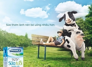 （Ｃ）Vinamilk, ビナミルクの広告
