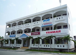 （Ｃ）yanmar, 駐在員事務所が入居するカントー大学内オフィス棟