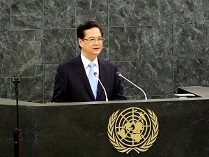 （C）  vietnam+,　一般討論演説に臨むグエン・タン・ズン首相