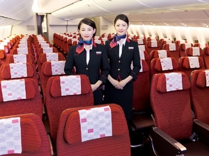 (C) JAL 「JAL SKY SUITE767」エコノミークラス