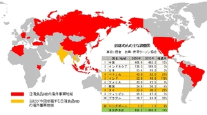 (C) 三菱商事 日清食品HDの海外展開と即席めんの主な消費国