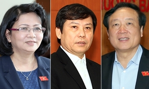 (C) vnexpress, Giang Huy, (左から)ティン女史、チー氏、ビン氏
