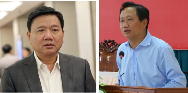 (C) thanhnien、左：ディン・ラ・タン被告、右：チン・スアン・タイン被告