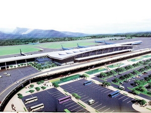 (C) Gafin ラオカイ空港完成図