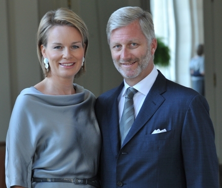 （C） Dantri　ベルギーのフィリップ皇太子とマチルド皇太子妃