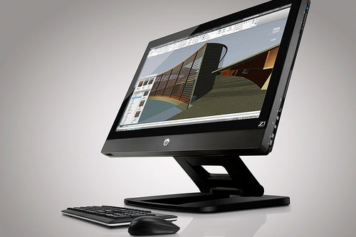 (C) Ictnews, HPが発表した液晶一体型ワークステーション「HP Z1」