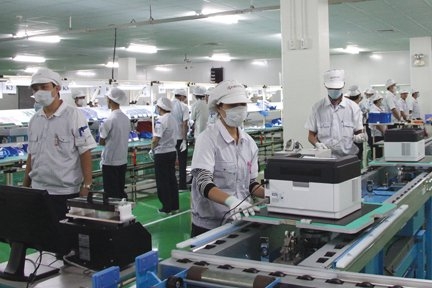 （Ｃ）báo điện tử Hải Phòng, ＶＳＩＰハイフォン工業団地の京セラ工場