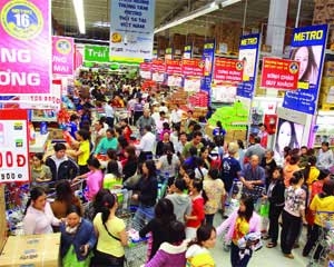 （Ｃ）vietstock, メトロ店内