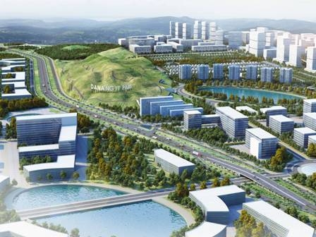 (C)ICT news、ダナンIT工業団地の予想図
