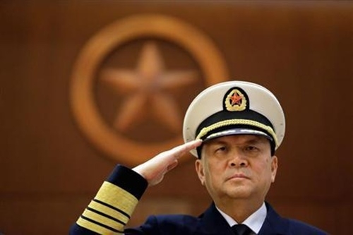 (C) vnexpress 中国の呉勝利海軍司令官