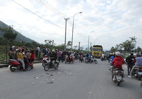 (C) Vietnamnet, 事故現場