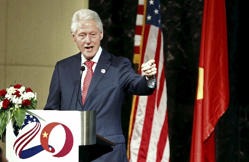 (C) vnexpress、 ビル・クリントン元大統領