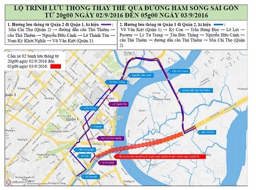 (C) vietnamnet, 全車両通行止め
