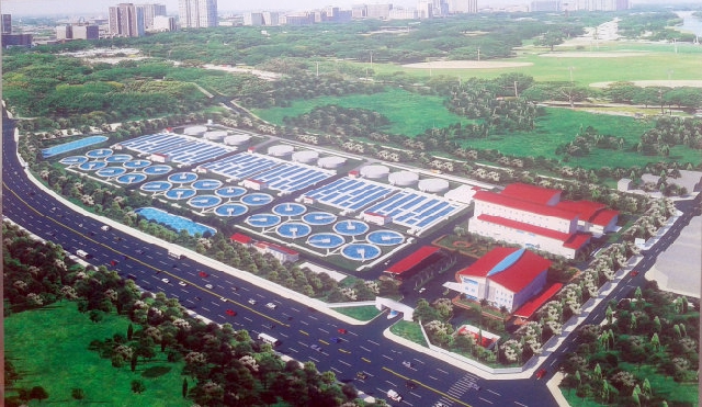 (C) Tuoi Tre,イエンサー下水処理場