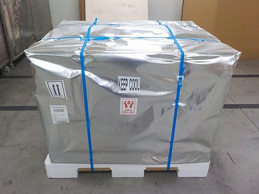 (C) 郵船ロジスティクス, 航空出荷の様子