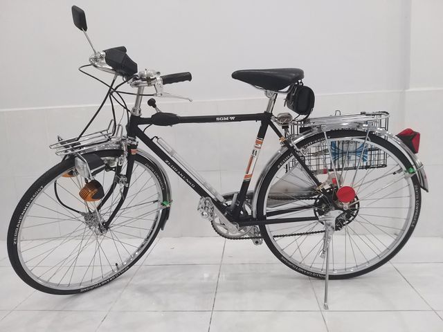 昭和39年製の「ゼブラケンコー」自転車、ホーチミンで初の組み立て