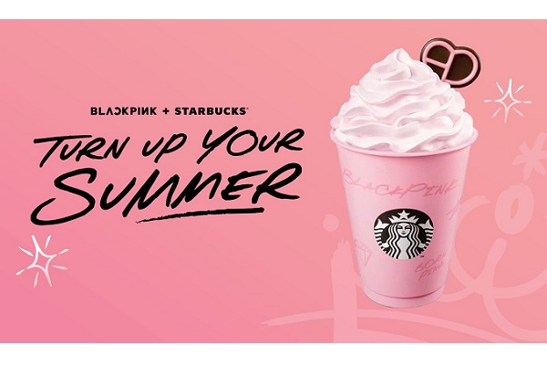 スターバックス　BLACKPINKコラボ　タンブラー　ピンク