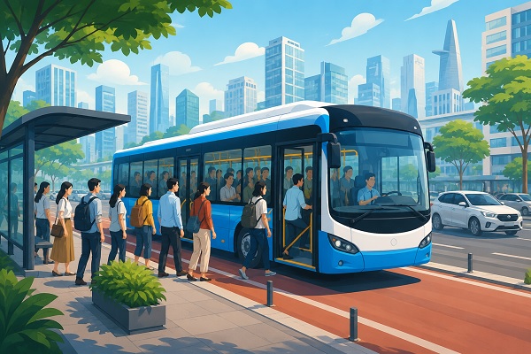 ホーチミン：バス運賃無料化、開始1週間で利用者数+33％増 [社会] - VIETJOベトナムニュース