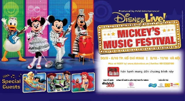 ディズニー ライブ 2大都市で9月 10月に初公演 イベント Vietjoベトナムニュース