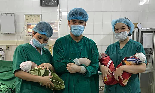 一卵性三つ子が誕生 出生率2億分の1 トゥエンクアン省 社会 Vietjoベトナムニュース