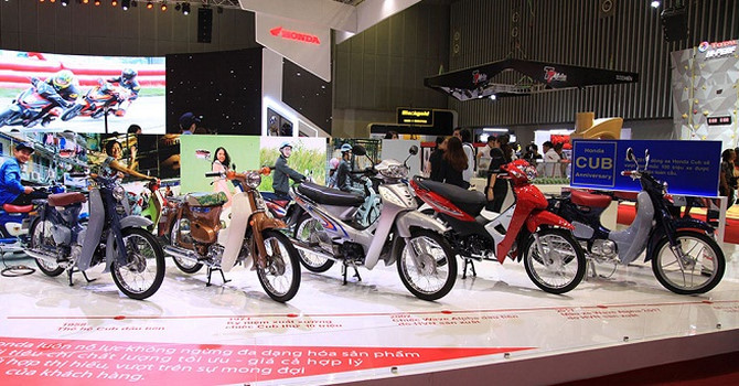 1 6月期のバイク販売台数150万台 ホンダがシェア74 経済 Vietjoベトナムニュース